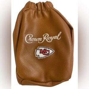 🚫SOLD🚫New Kansas City Chiefs Crown Royal Football Bottle Cover